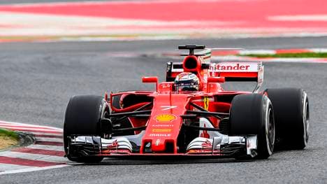 Ferrari, Kimi Raikkönen,Tests, Barcelona, Formel 1 2017