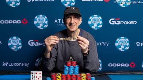 Eric Seidel präsentiert sein 10. WSOP-Bracelet