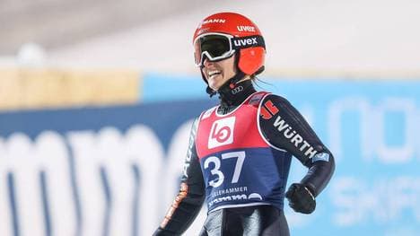 Katharina Althaus verpasste das Podest