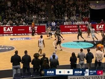 Spiel Highlights zu Basketball Löwen Braunschweig - MLP Academics Heidelberg