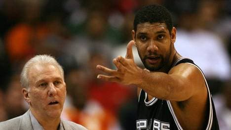 San Antonio Spurs' head coach Gregg Popo