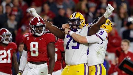 LSU hat das Topspiel im College Football gewonnen