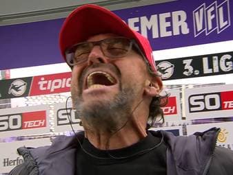 Energie Cottbus verliert das Topspiel in der 3. Liga beim VfL Osnabrück. Cottbus-Trainer Claus-Dieter Wollitz ist mit einer Frage im Anschluss überhaupt nicht einverstanden.