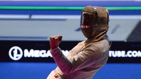 Nicolas Limbach freut sich über einen Punkt