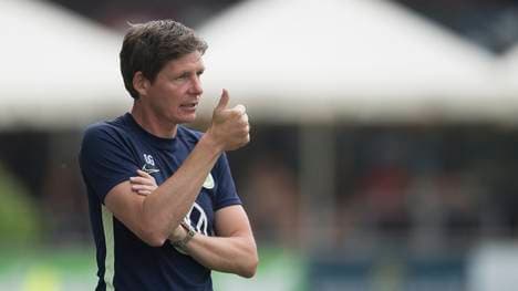 Wolfsburg-Trainer Oliver Glasner war mit der Leistung seines Teams sehr zufrieden