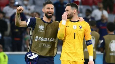 Bald wohl wieder vereint: Giroud (l.) und Lloris