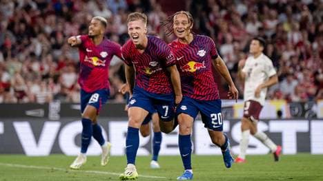 Leipzigs Dani Olmo und Xavi Simons schockten den FC Bayern im Supercup