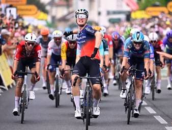 Max Kanter hat bei seiner ersten Tour de France knapp den Sieg auf der 5. Etappe der Tour de France verpasst.