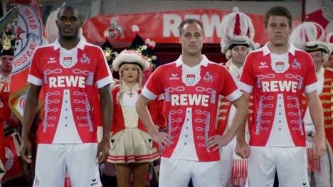 Das Karnevalstrikot des 1. FC Köln