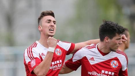Linus Meyer (l.) verletzte sich in der Regionalliga-Saison 2014/15 schwer