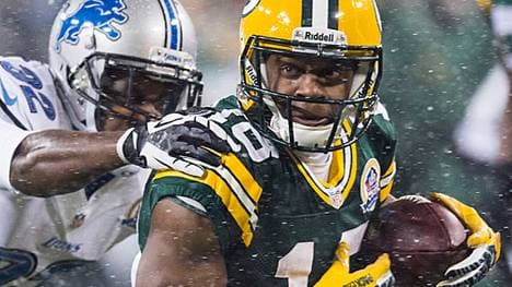 Warm anziehen muss sich die Lions-Defense auch wegen Wide Receiver Randall Cobb