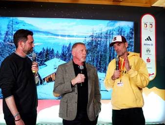 Jürgen Klopp spricht im Deutschen Haus in Cortina über seine Olympia-Ambitionen und was ihn daran so fasziniert. 