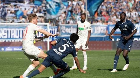 Maier (l.) flog für das Einsteigen vom Platz