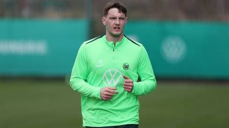 Bialek noch im Training der Wolfsburger