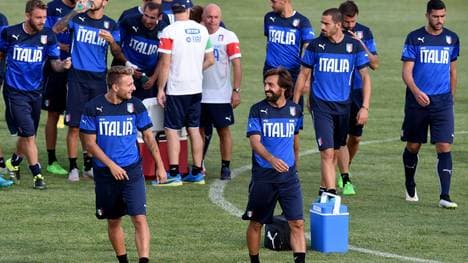 Italy Training Session And Press Conference