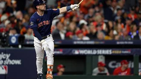 Einziger Homerun des Abends: Houstons Alex Bregman