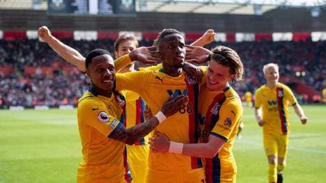 Die Freude war groß nach Zahas Treffer in der Nachspielzeit gegen Southampton zum 2:1 Sieg