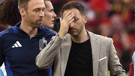 Domenico Tedesco und die Belgier erleben einen schweren Abend