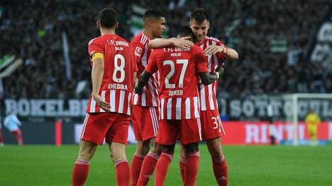 Union Berlin feiert den Auswärtssieg