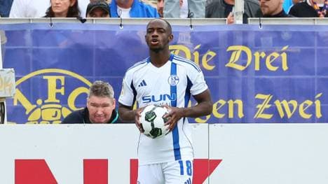 Christopher Antwi-Adjei beim Pokalspiel in Leipzig