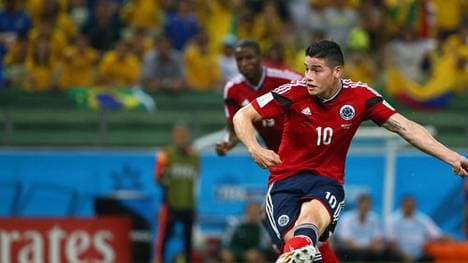 James Rodruguez erzielte sechs Treffer bei der WM in Brasilien