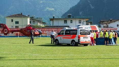 Ein Rettungshubschrauber brachte Nouri ins Krankenhaus