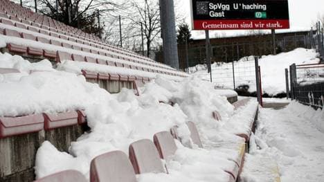 Spielabsage in Unterhaching