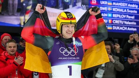 Max Langenhan holte die erste Goldmedaille für Deutschland