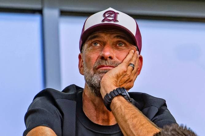 Klopp mit besonderem Besuch