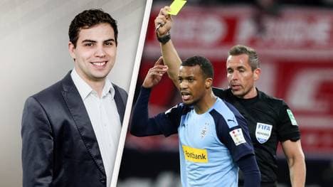 SPORT1-Redakteur und Schiedsrichter Jonas Nohe kann mit der neuen Gelb-Regel wenig anfangen