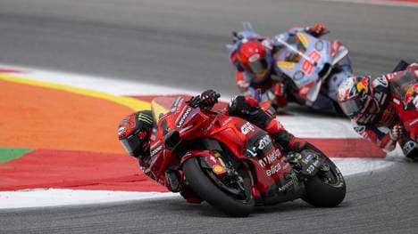 Francesco Bagnaia löste eine Kollision mit Marc Márquez aus