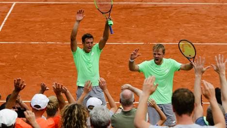 Andreas Mies (l.) und Kevin Krawietz feierten den Finaleinzug