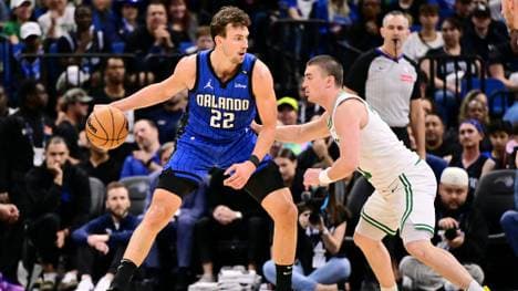 Bester Werfer gegen Boston: Franz Wagner (l.)