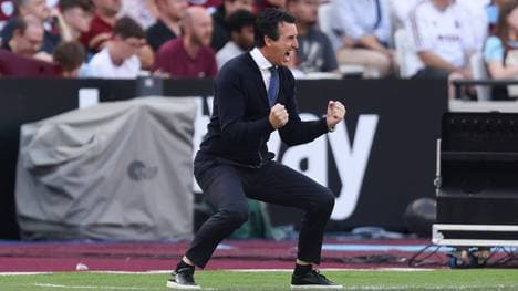 Unai Emery trifft am Mittwochabend mit Aston Villa auf den FC Bayern