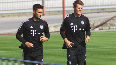 Sven Ulreich und Alexander Nübel (r.) im gemeinsamen Bayern-Training