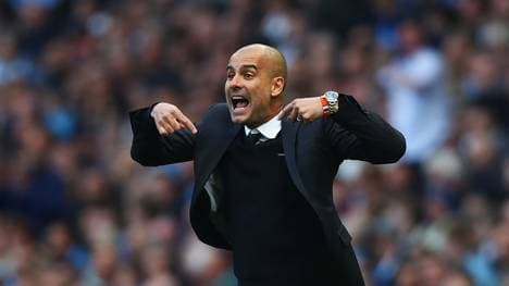 Pep Guardiola trainiert derzeit Manchester City 