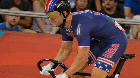 Bobby Lea of the US competes during the 