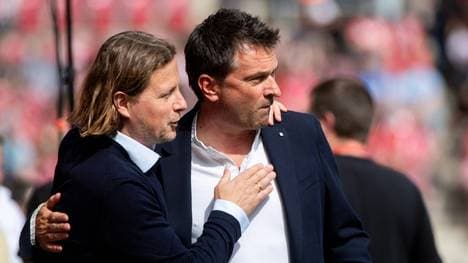 Christian Heidel (r.) neben Bo Henriksen