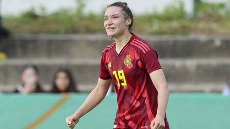 Weidauer im Einsatz für die U23-Nationalmannschaft