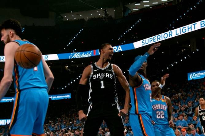 Historisch! So nahm Wemby die Thunder auseinander