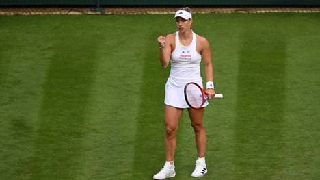 Angelique Kerber ist in die dritte Runde von Wimbledon eingezogen