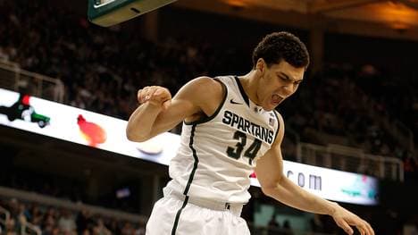 Gavin Schilling im Einsatz für Michigan State Spartans bei March Madness