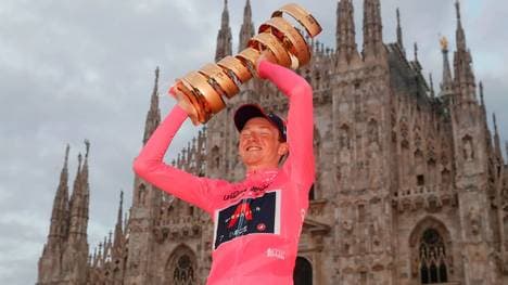 Tao Geoghegan Hart holte beim Giro d'Italia überraschend den Gesamtsieg