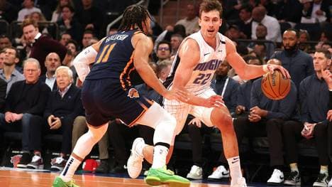 Fehlt verletzt: Franz Wagner (r.)