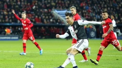 Cristiano Ronaldo erzielte die Führung für Juventus