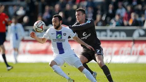 St. Paulis Dennis Daube und Aues Fabian Müller