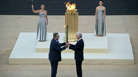 Übergabe des Feuers in Athen