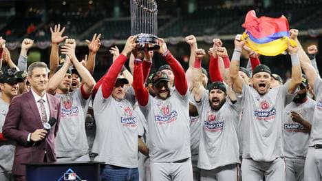 Die Washington Nationals sind zum ersten Mal Meister in der MLB