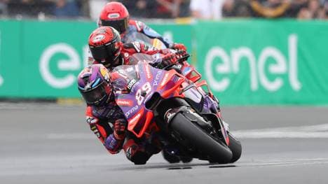 Jorge Martin, Francesco Bagnaia,und Marc Marquez fahren für Ducati