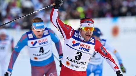 Alex Harvey (r.) schnappte sich den WM-Titel